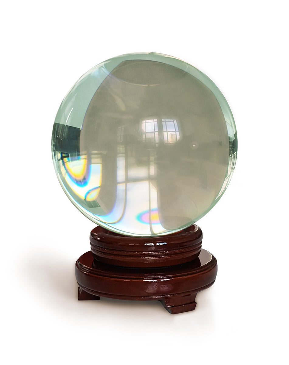 Sfera Di Cristallo Magica Con Effetti Luminosi E Sonori - 20 Cm, Per Feste, Costumi Da Veggente