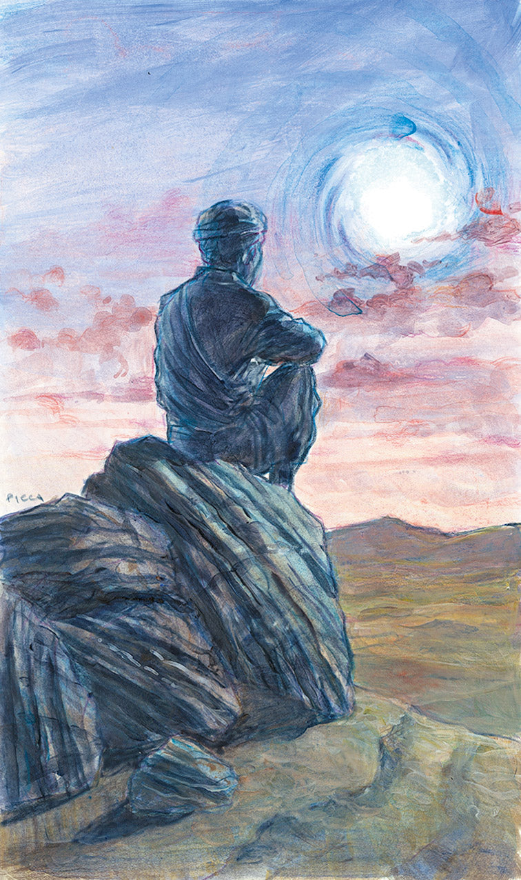 Tarocchi degli UFO - IX. L'Eremita