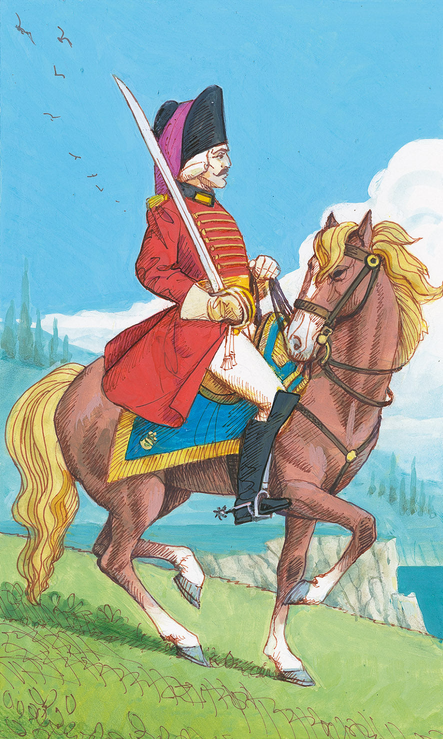 Tarocchi Lenormand - Cavaliere di Spade