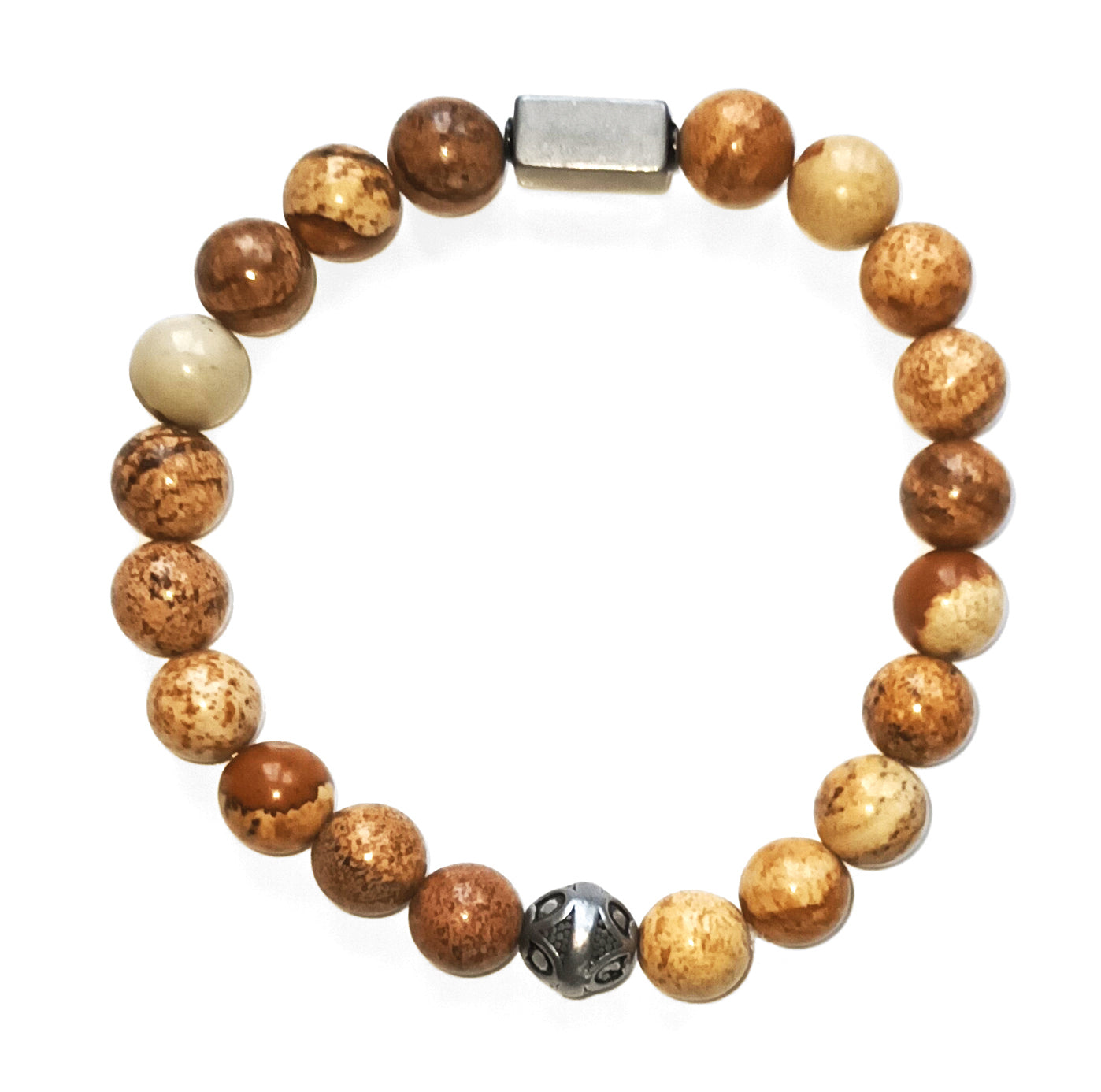 Crystal Bracelets - Picture Jasper