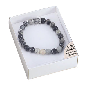 Braccialetti in Cristallo - Diaspro Reticolato