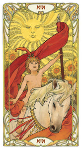 Golden Art Nouveau Tarot - Grand Trumps