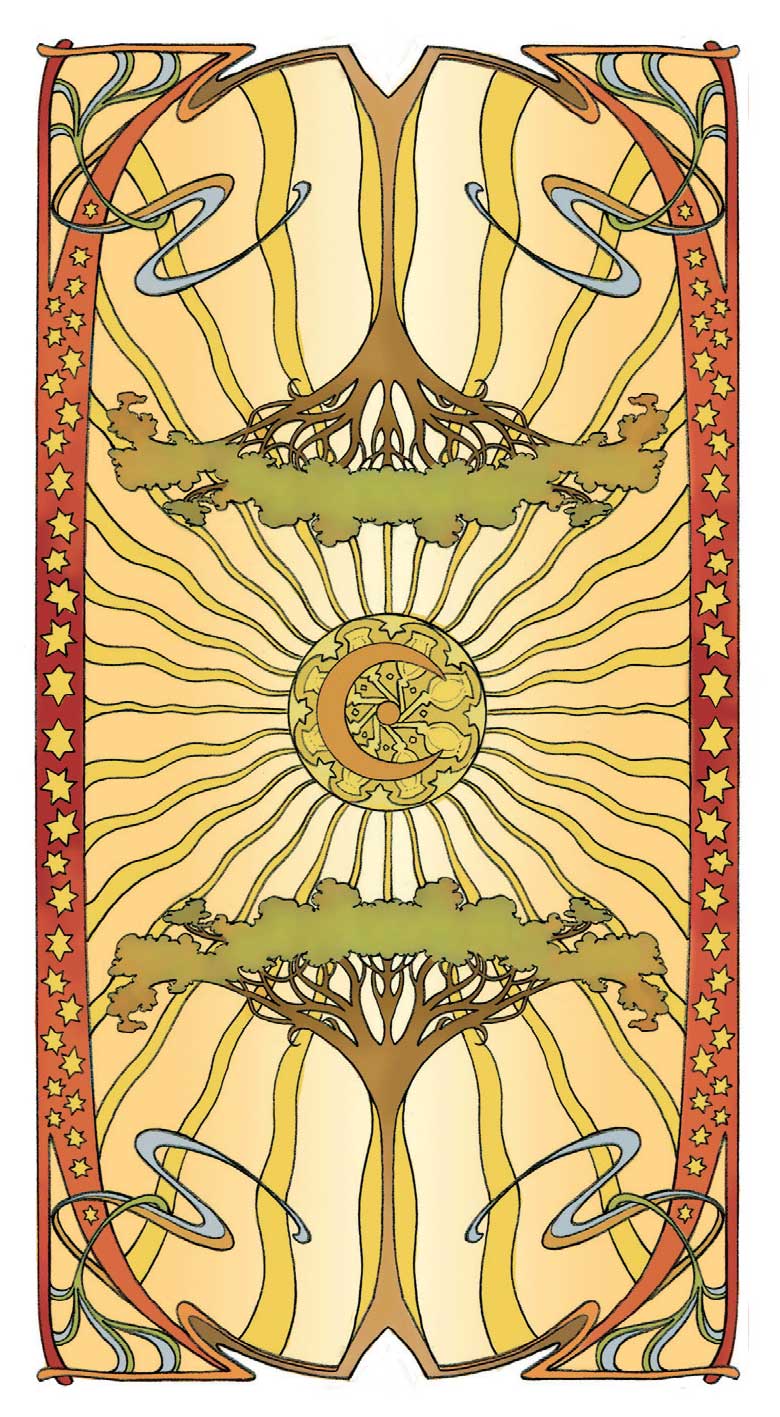 Golden Art Nouveau Tarot