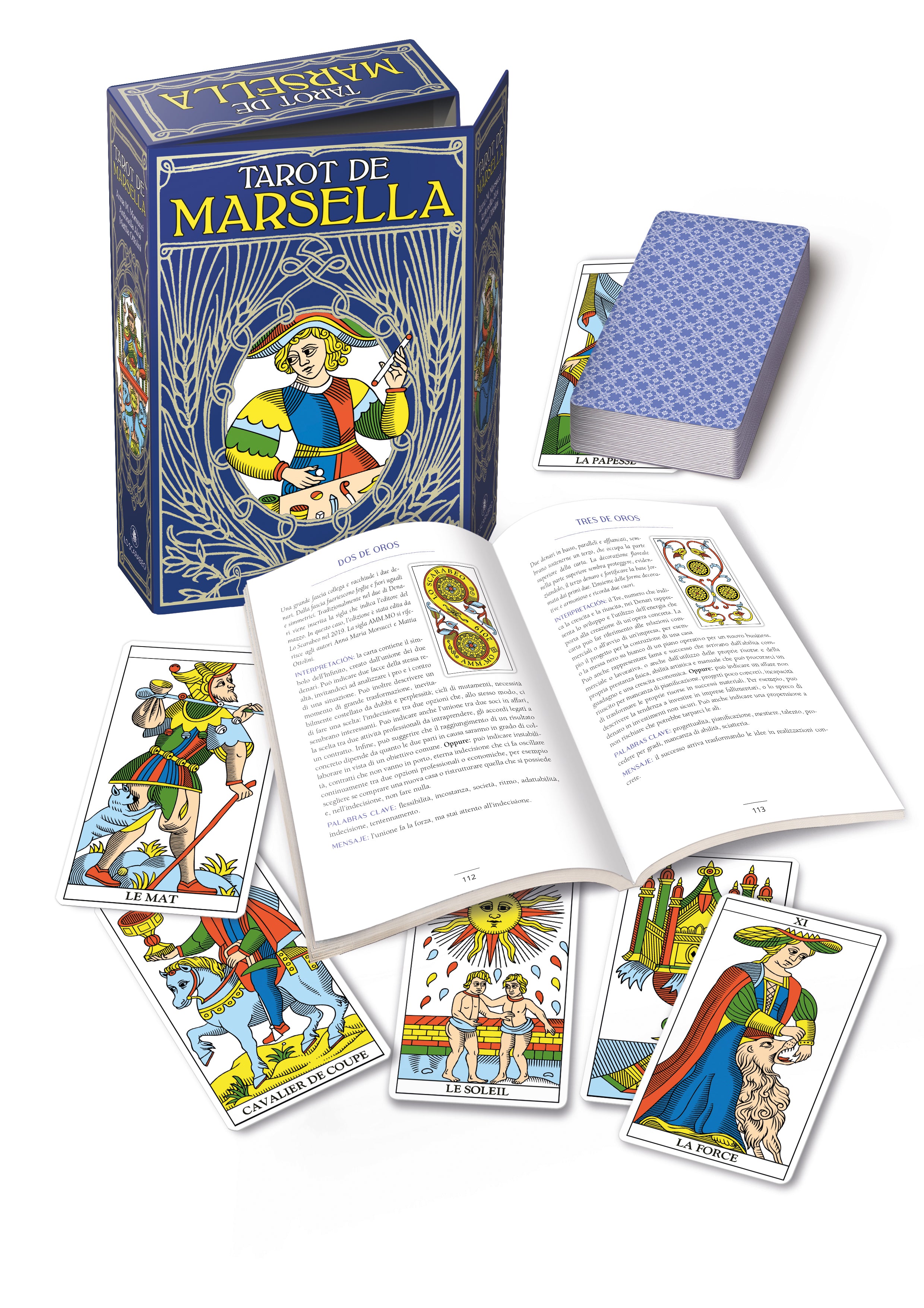 Tarot de Marsella Kit - Edición en español – Lo Scarabeo S.r.l.