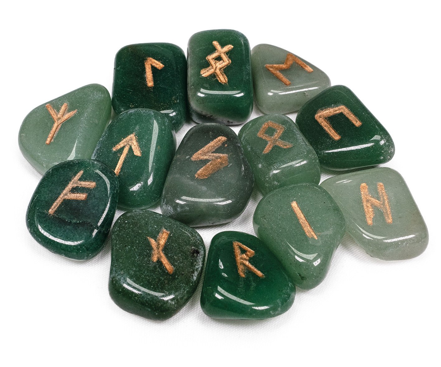 Green Aventurine Runes