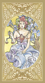 Carica l&#39;immagine nel visualizzatore di Gallery, Art Nouveau Tarot
