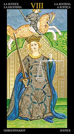 Carica l&#39;immagine nel visualizzatore di Gallery, Golden Visconti Tarot - Grand Trumps
