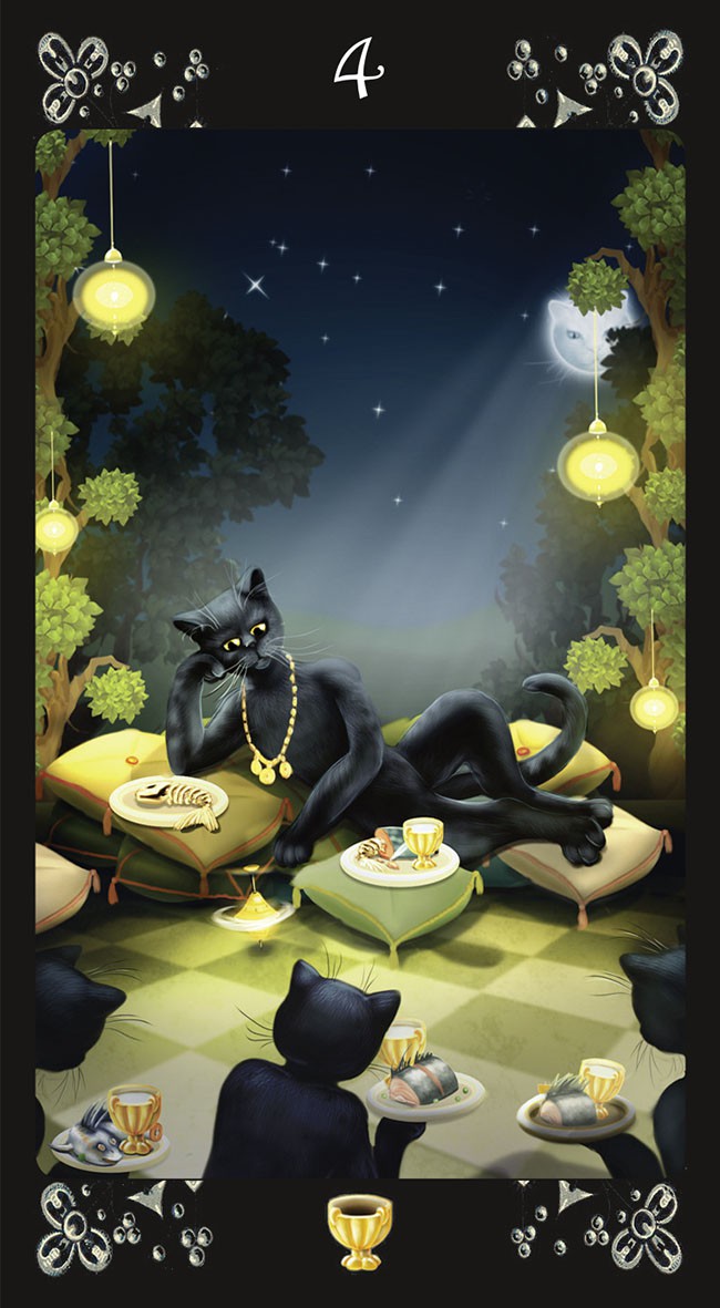 Lucky Black Cat Tarot
