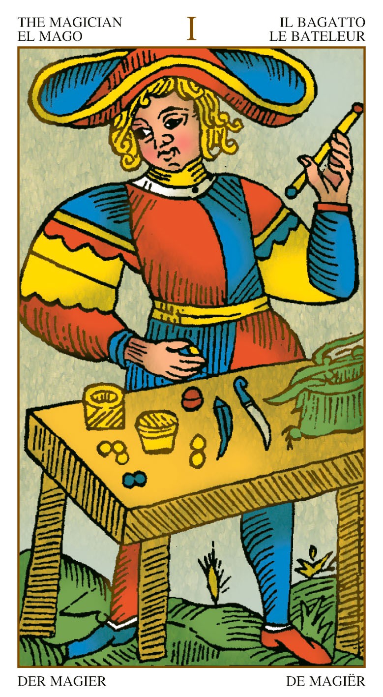 Tarot de Marseille - Claude Burdel - Jeu de 78 Cartes Divinatoires