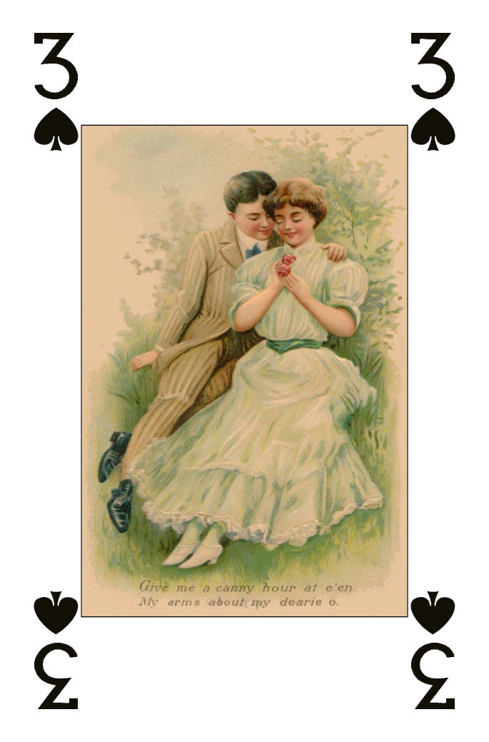 Gli Innamorati - Carte da Gioco Illustrate