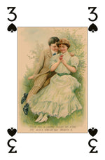 Carica l&#39;immagine nel visualizzatore di Gallery, Gli Innamorati - Carte da Gioco Illustrate
