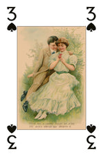 Upload the image to the Gallery viewer,The Lovers - Illustrated Playing Cards
