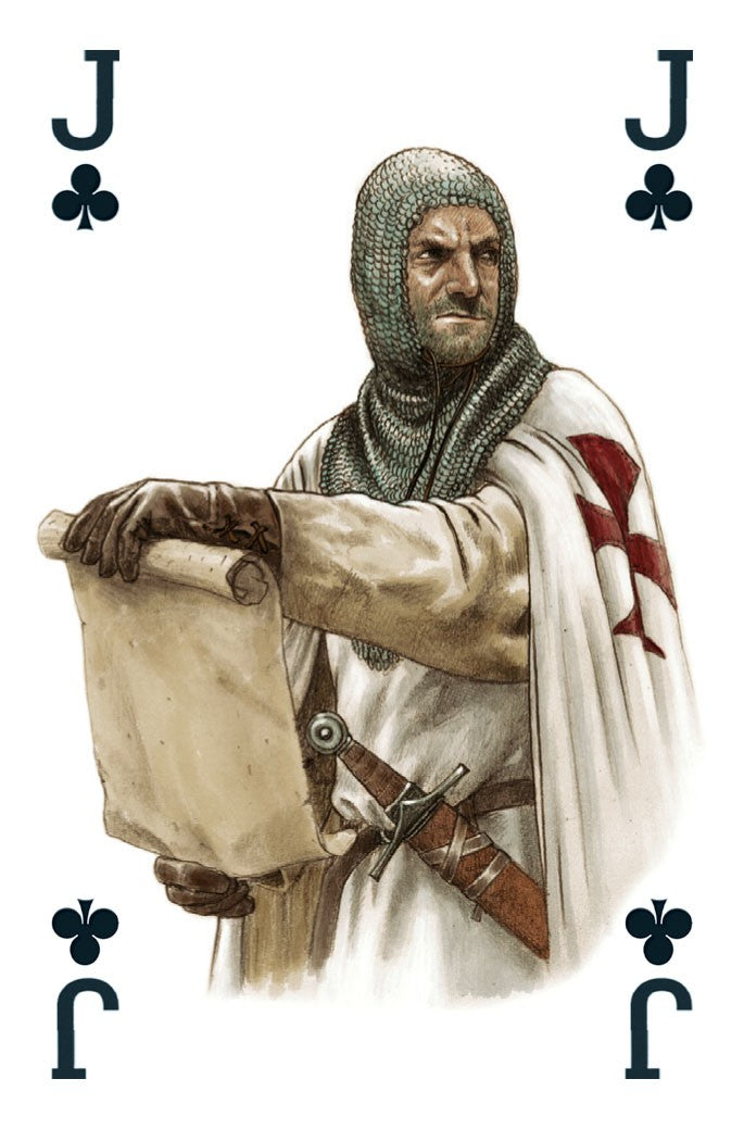 Templari - Carte da Gioco Illustrate