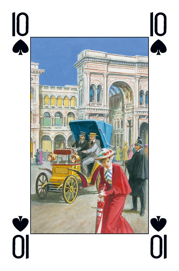 Milano - Carte da Gioco Illustrate