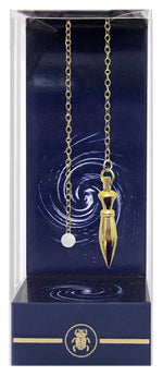 Load image into Gallery viewer, Deluxe Pointed Gold Pendulum
