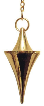 Load image into Gallery viewer, Deluxe Conical Gold Pendulum
