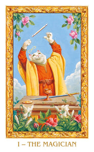 Mini White Cats Tarot