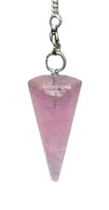 Premium Chakra e Quarzo Rosa - Pendolo