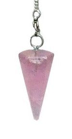 Upload the image to the Gallery viewer,Premium Chakra and Rose Quartz - Pendulum
