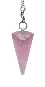 Premium Chakra and Rose Quartz - Pendulum