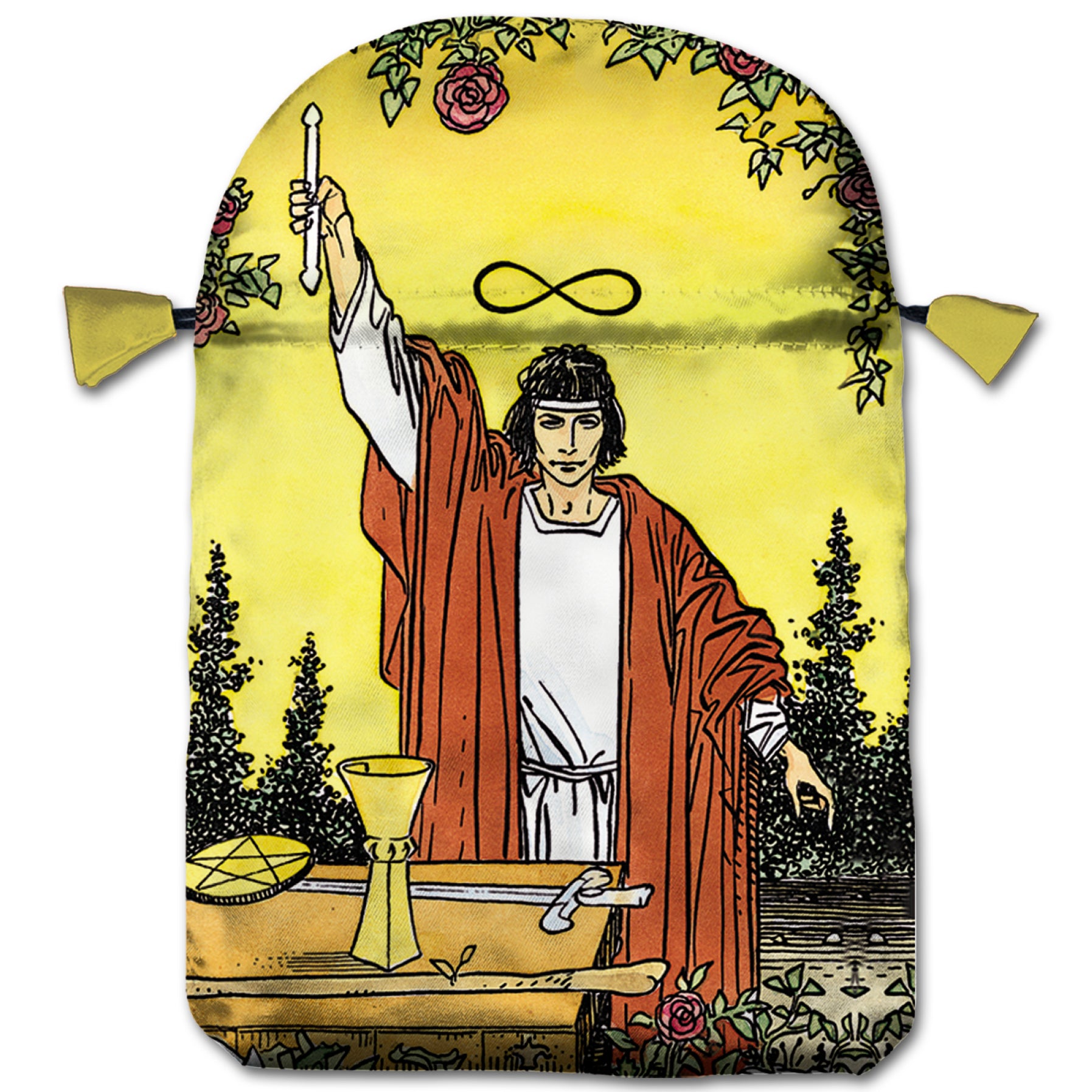Sac Fourre-tout AlquimiaDesignStore - Motif Carte De Tarot, Spaghetti, 15 X 16
