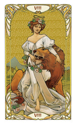 Carica l&#39;immagine nel visualizzatore di Gallery, Mini Golden Art Nouveau Tarot

