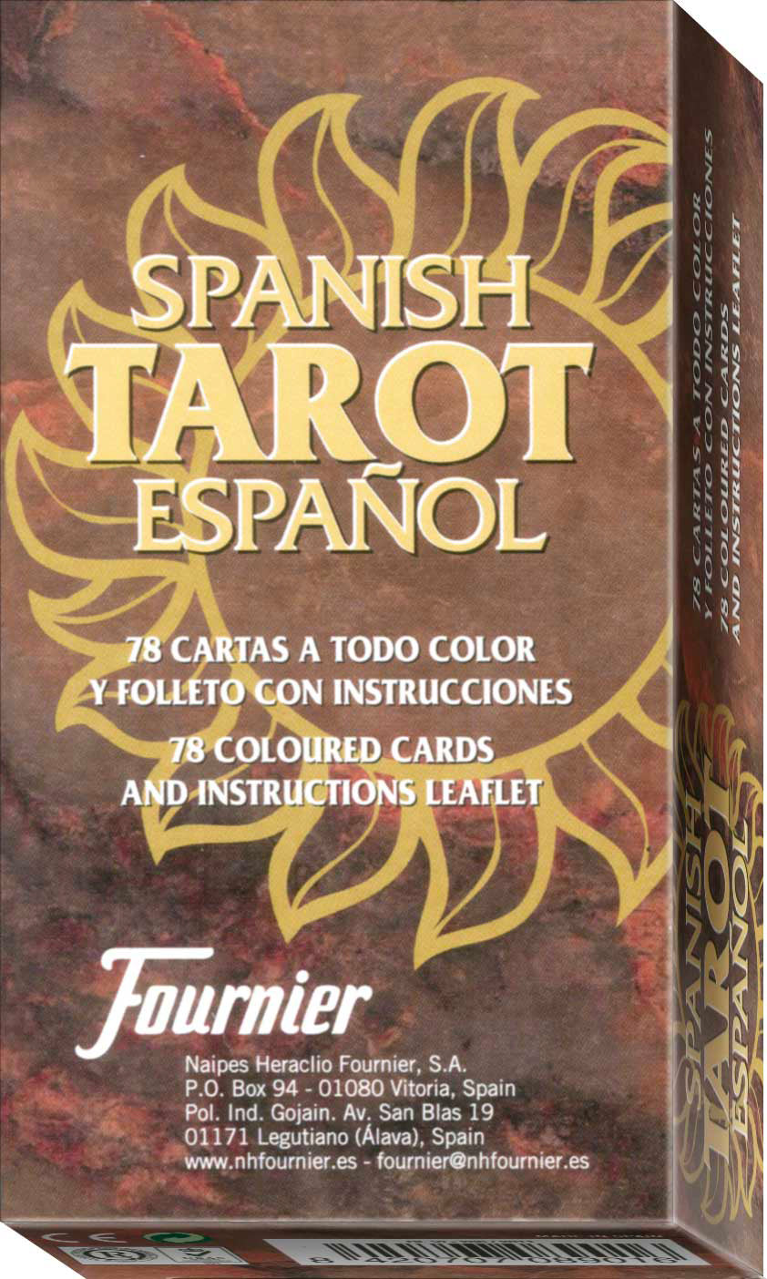 Spanish tarot - Bilingual TAROT printed in 70s www.TarotBg.eu