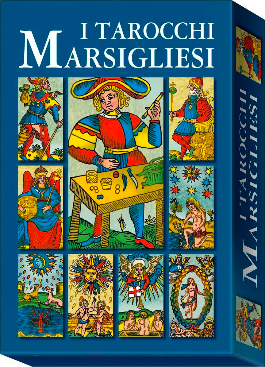 Vintage 2001 Tarot of Marseille tarot Marsella Tarocchi Di Marsiglia 1760  by Nicolas Conver lo Scarabeo Italy & Spain OOP Tarot 